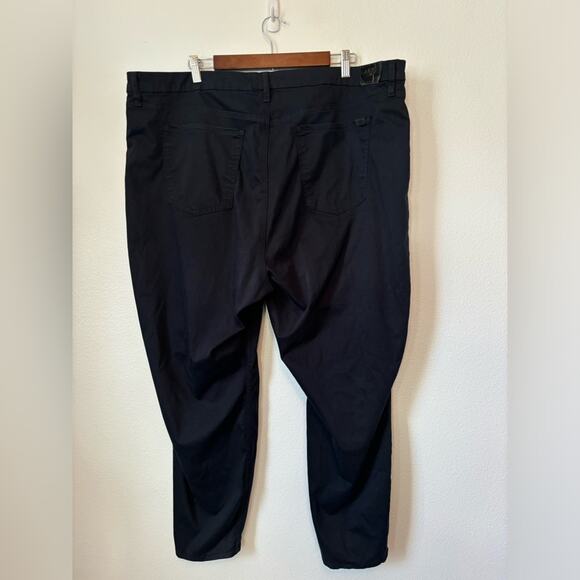 7 For All Mankind Jen 7 Black Ankle Skinny High Waisted Soft Stretch Jeans 22 - Picture 4 of 9